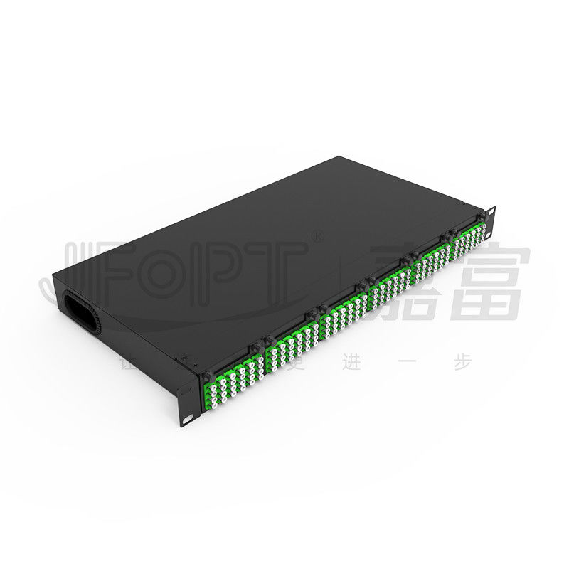 High-density Modular Chassis For LC Quadruple Adapter MPO SM SL 144-core MPO-LC Patch Panel Fusion-free Module Box