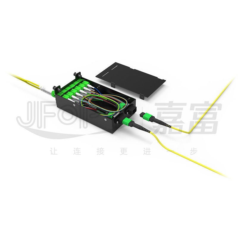 High-density Modular Chassis For LC Quadruple Adapter MPO SM SL 144-core MPO-LC Patch Panel Fusion-free Module Box