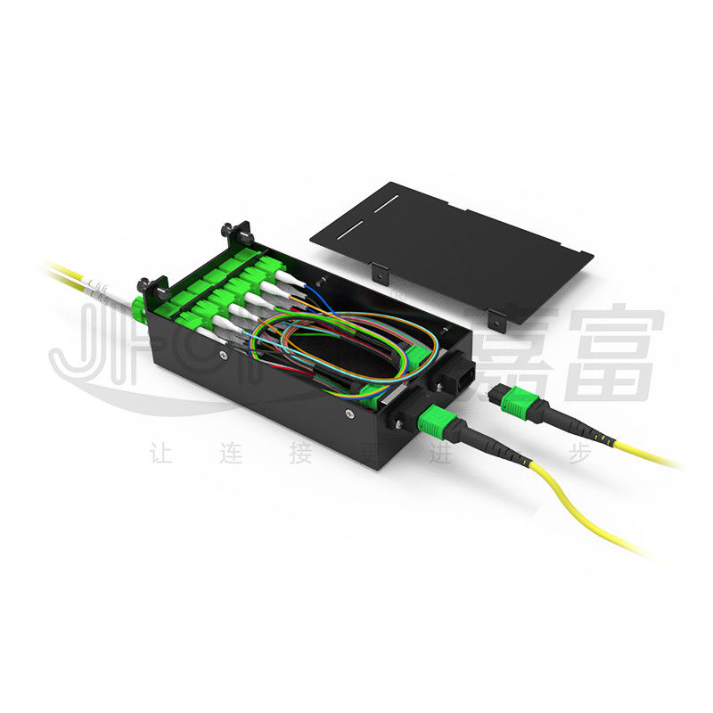 MPO-LC 0.9mm 12Cores Breakout Cable Customized Length SM G657a1 Fiber Multi fiber Module box adapter Patch Cord